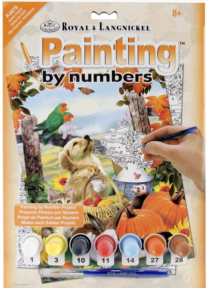 Painting by numbers AUTUMN FEST PJS79-3T