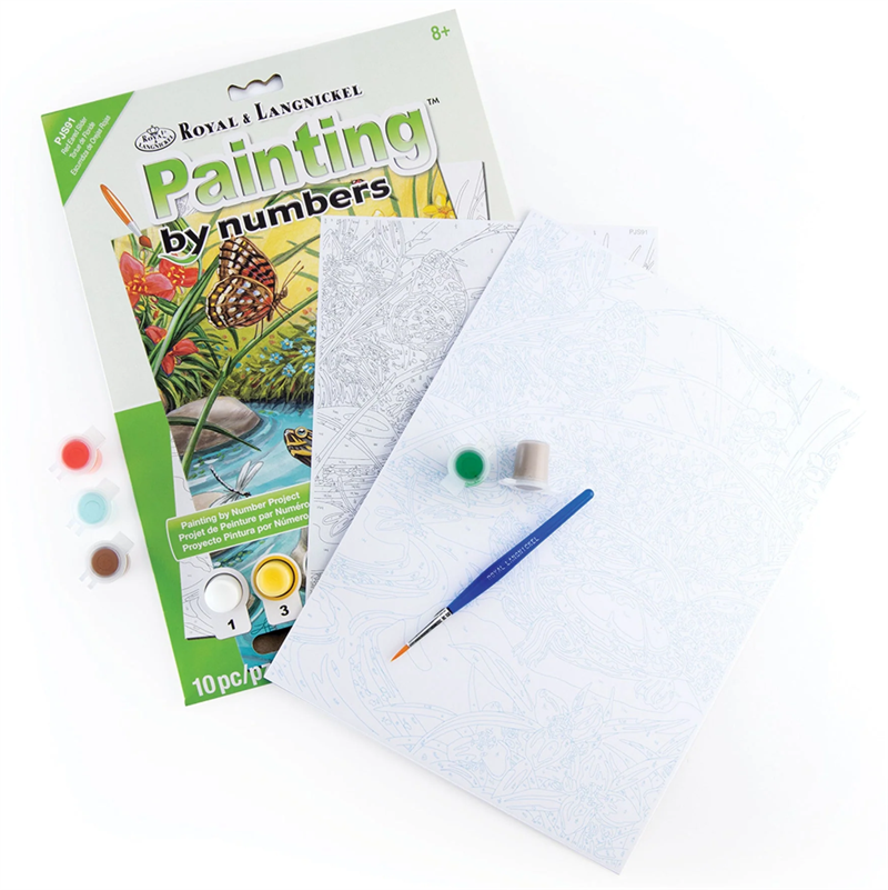 Painting by numbers Red Eared Slider PJS91