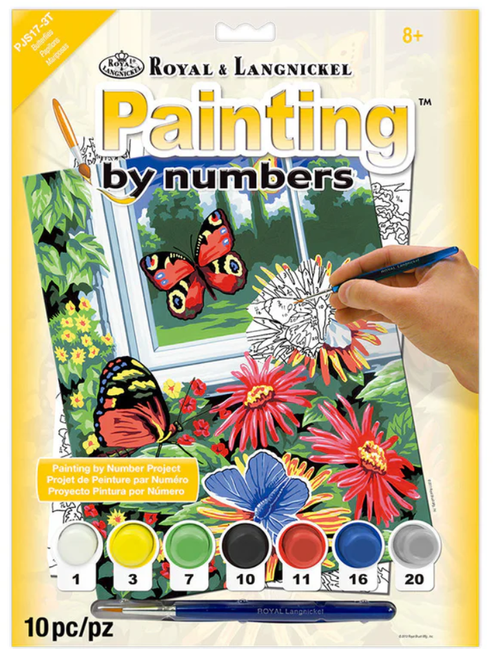 Painting by numbers Butterflies PJS17-3T