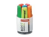 Överstrykningspenna BOSS burk neon 6/FP