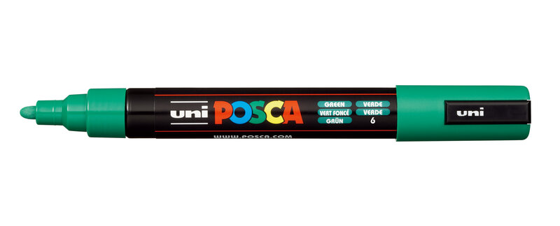 UNI POSCA MARKER PC-5M 36 green