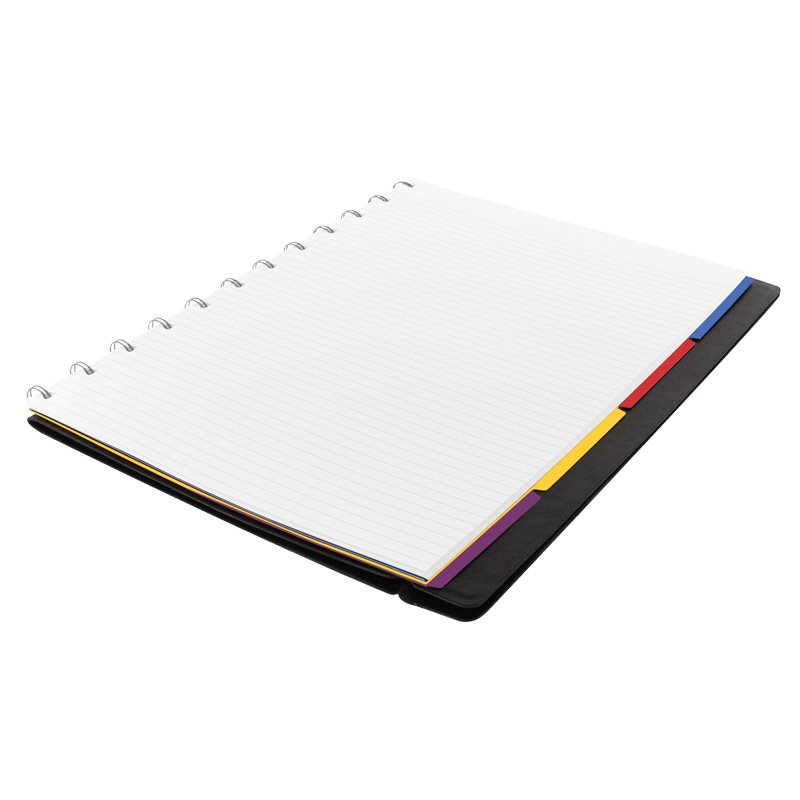 Filofax Anteckningsbok A4 Linjerad Svart