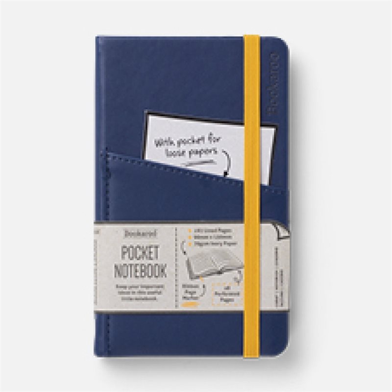 Bookaroo POCKET Notebook (A6) JOURNAL - NAVY