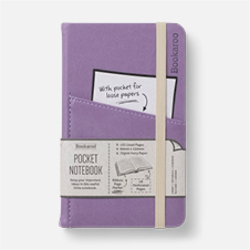 Bookaroo POCKET Notebook (A6) JOURNAL - AUBERGINE