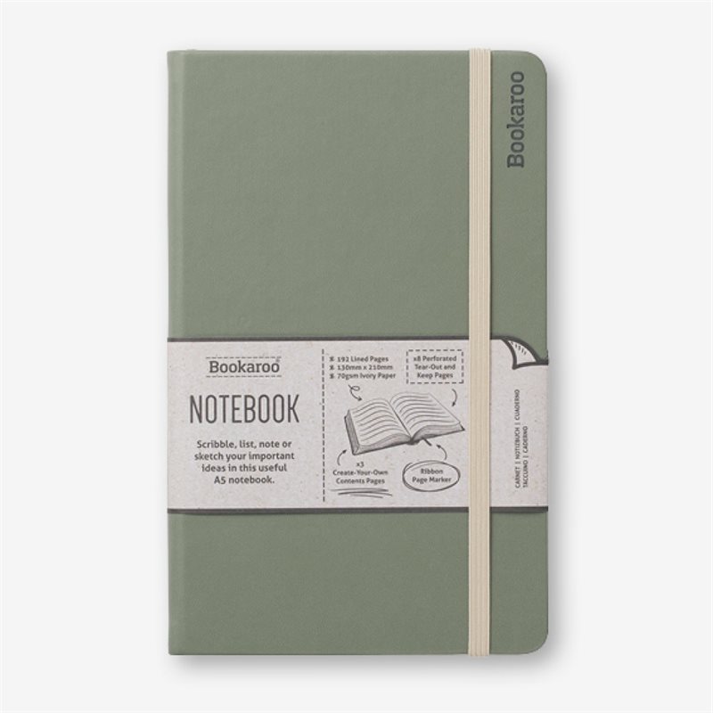 Bookaroo Notebook (A5) Journal - Fern