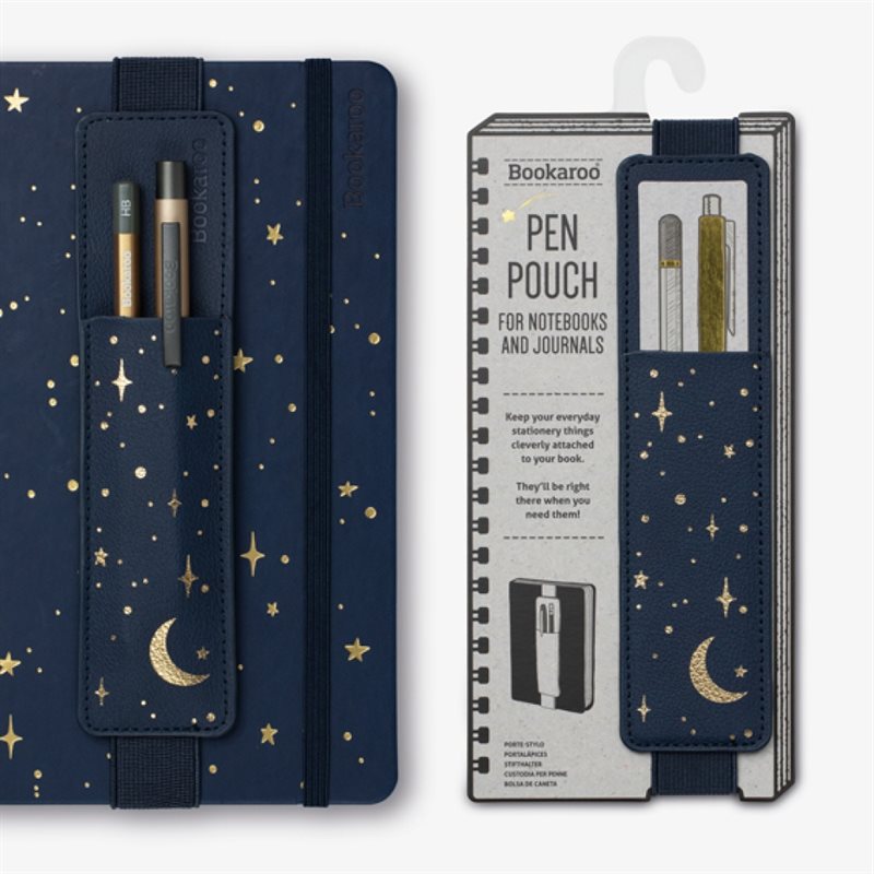 Bookaroo Pen Pouch - Moon & Stars