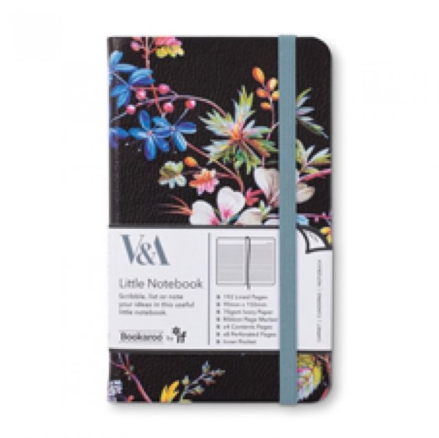 V&A Bookaroo JOURNAL A6 - Kilburn Black Floral