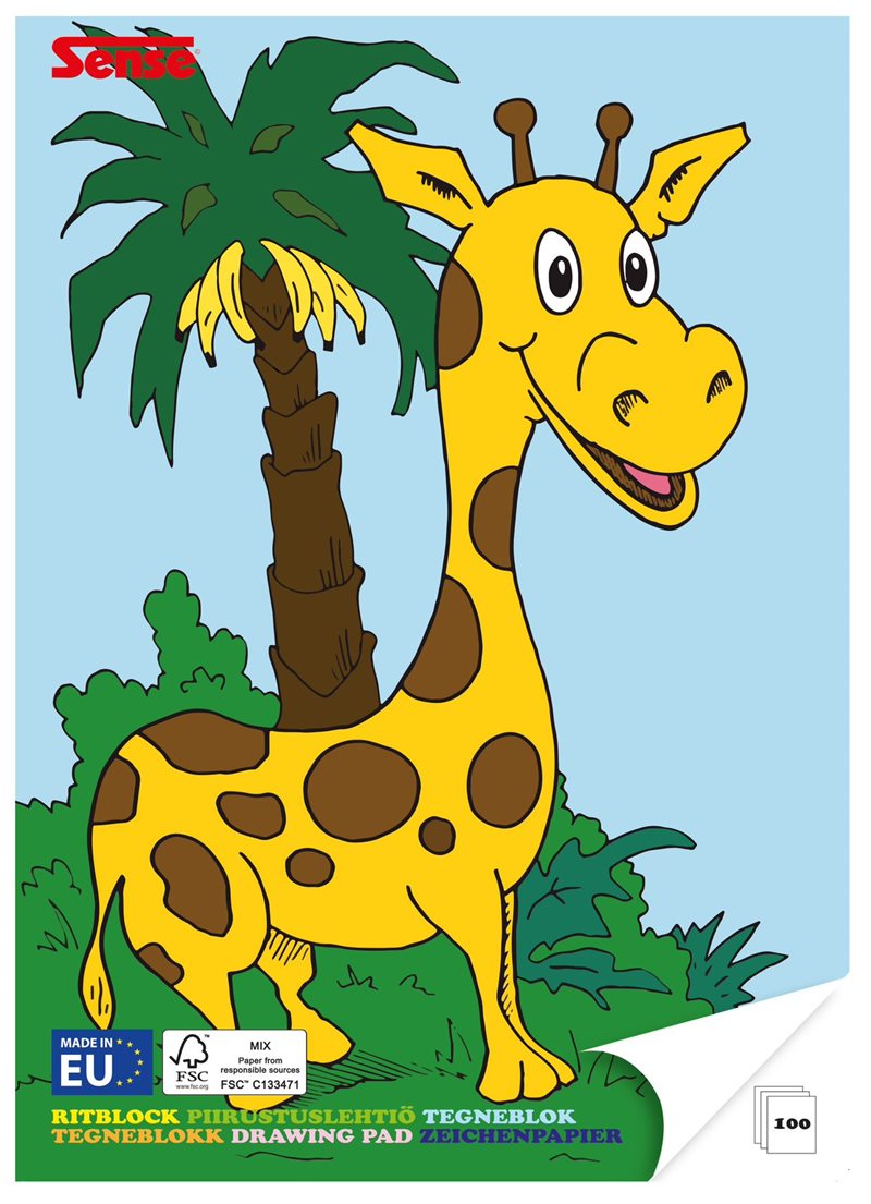 Ritblock A5 FSC® 100 Blad