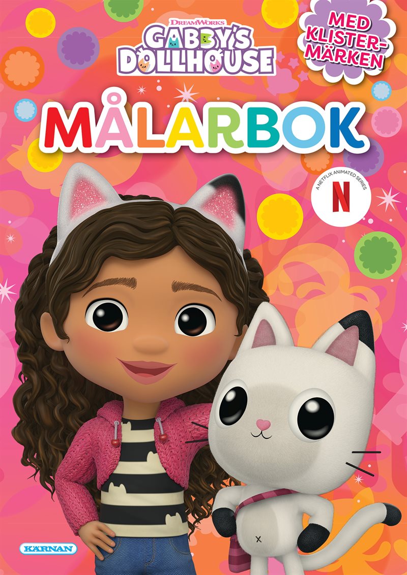 Målarbok Gabbys dockskåp