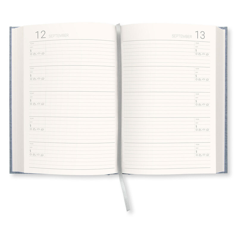 Five Year Diary Paperstyle Transparent Black