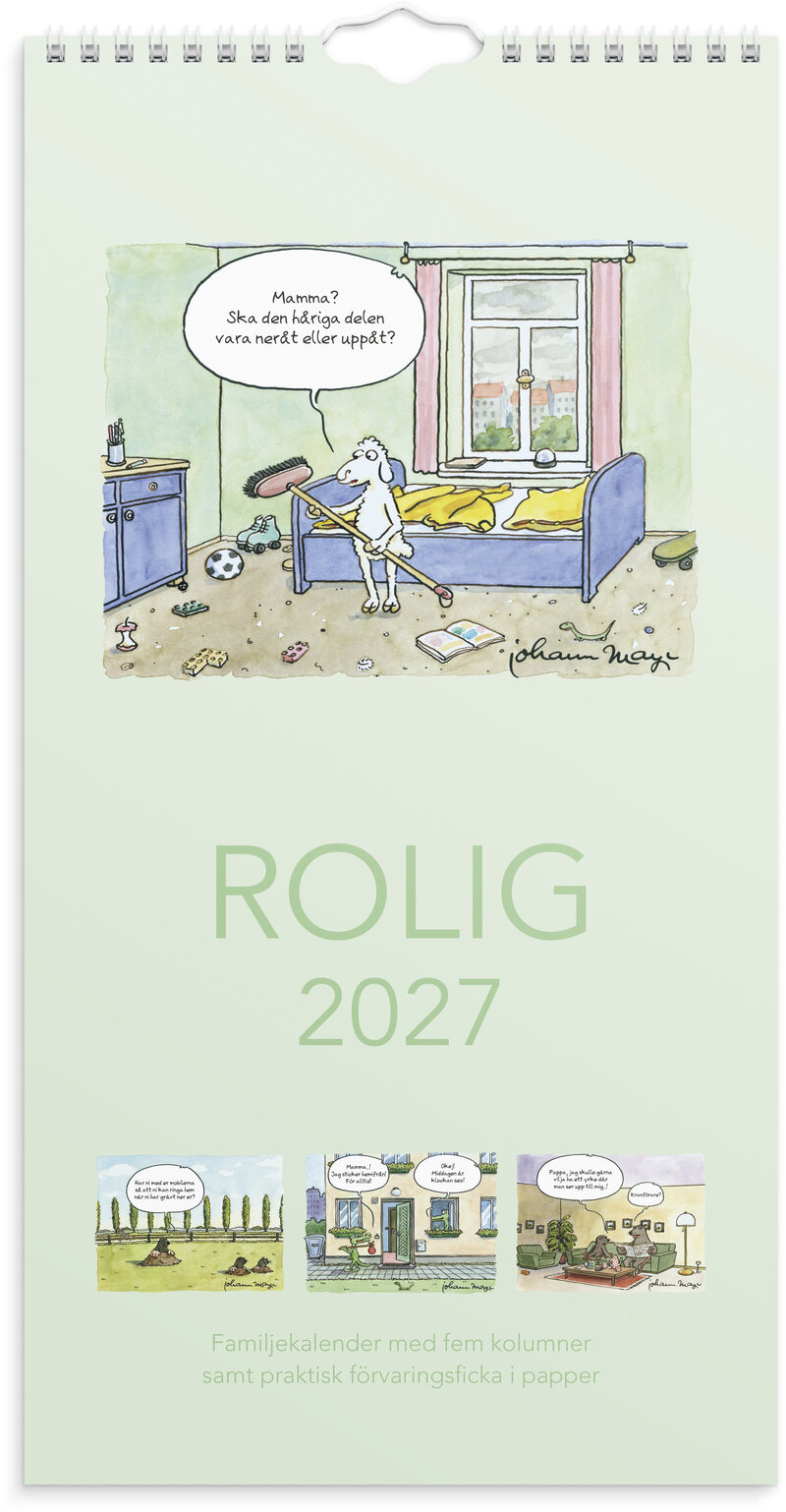 Familjekalender 2027 Rolig