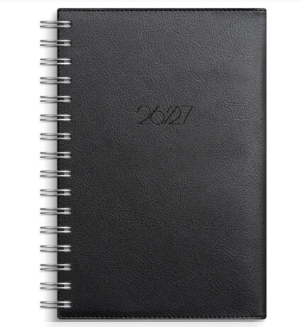 Elevkalender - Kalender Dagbok Twist svart 2026-2027
