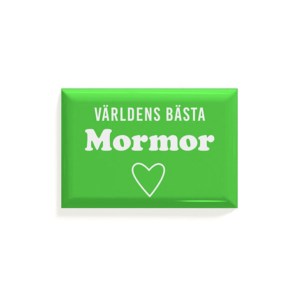 Magnet Bästa mormor 78x53mm