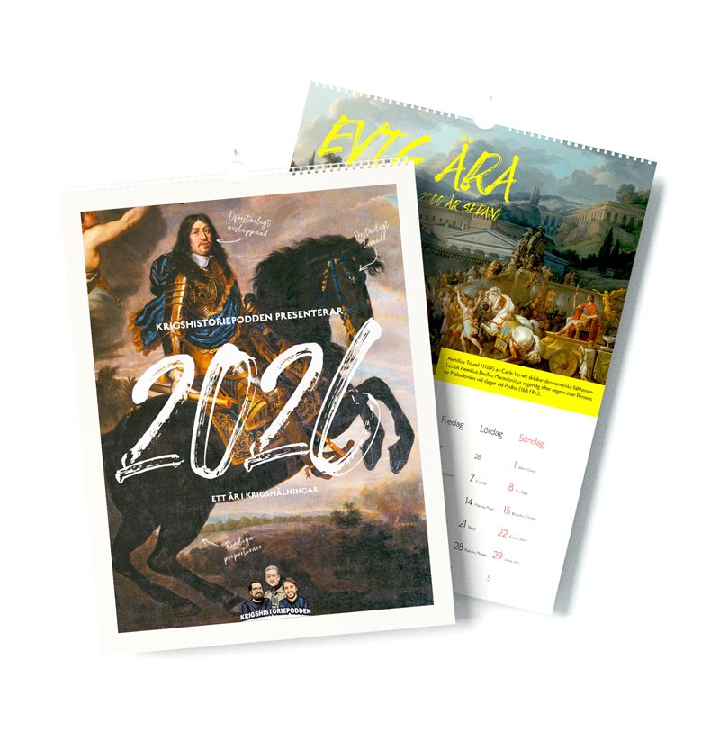 Väggkalender Krigshistoriepodden 2026