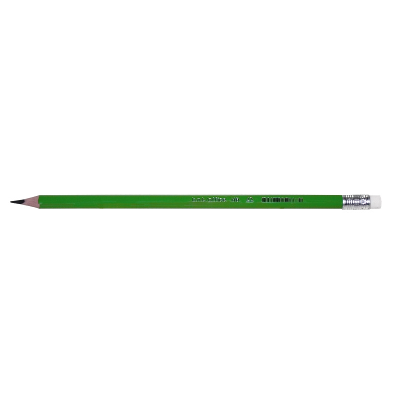 Blyertspenna HB+R 12st, Grön