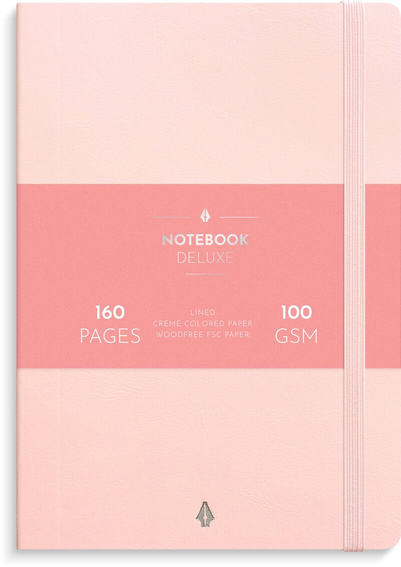 Notebook Deluxe A5 pink