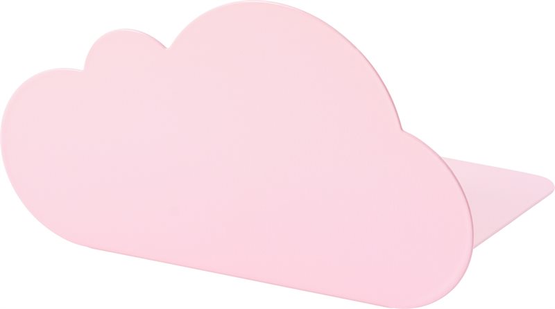 Bokstöd Moln 2-pack rosa