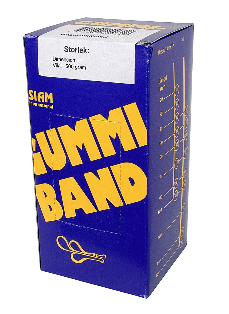 Gummiband nr. 65  100x6,0mm (500g)