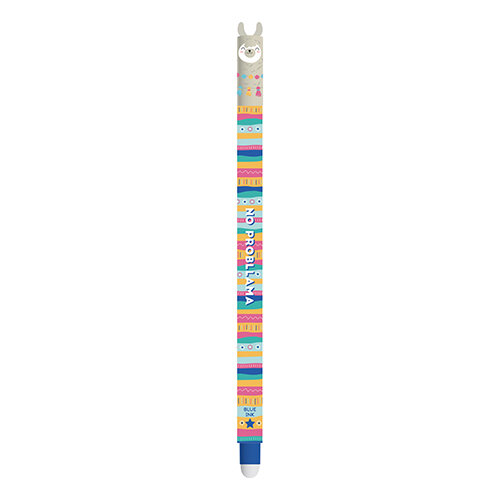 Erasable Gel Pens Lama, blått bläck