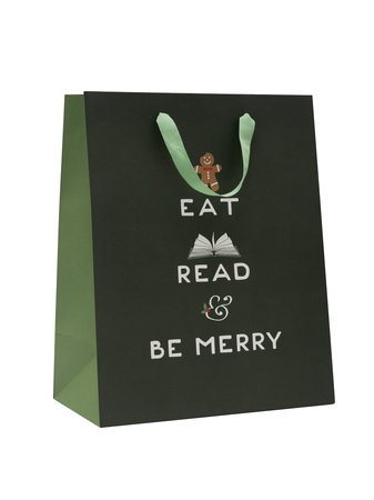 Eat, Read, & Be Merry Gift Bag (Large)