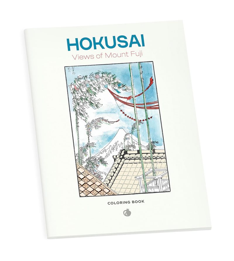 Hokusai: Views of Mt. Fuji Coloring Book