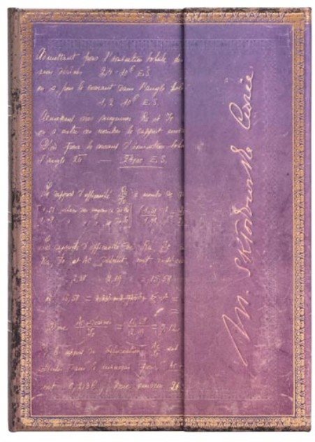 Paperblanks Anteckningsbok Marie Curie Science of Radioactivity Lined Midi