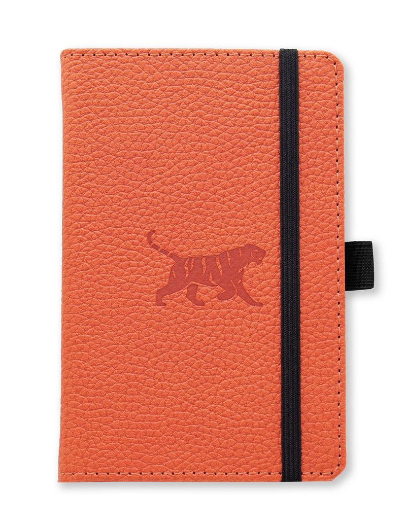 Dingbats* Wildlife A6 Pocket Lined - Orange Tiger Notebook