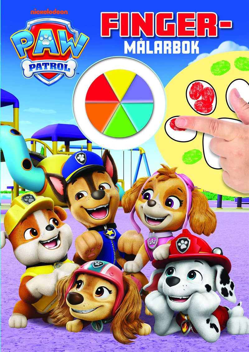 Måla med fingerfärg : Paw Patrol