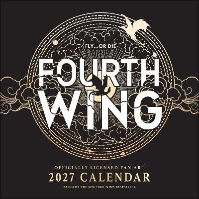 Fourth Wing Officially Licensed Fan Art 2027 Wall Calendar