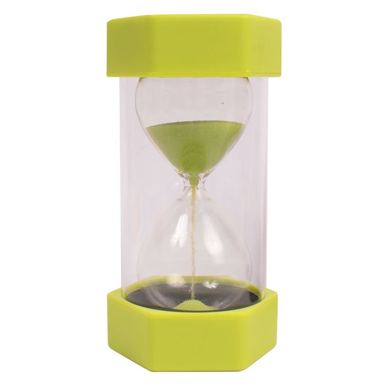 Stort timglas 1 min, grön