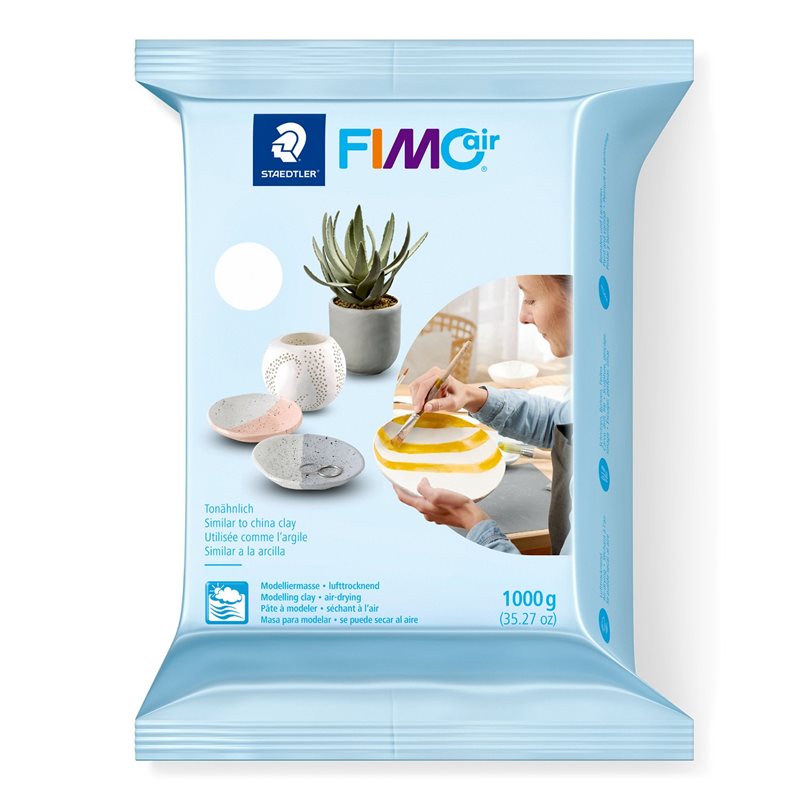 Staedtler Fimo Modellera Air Vit 1000g
