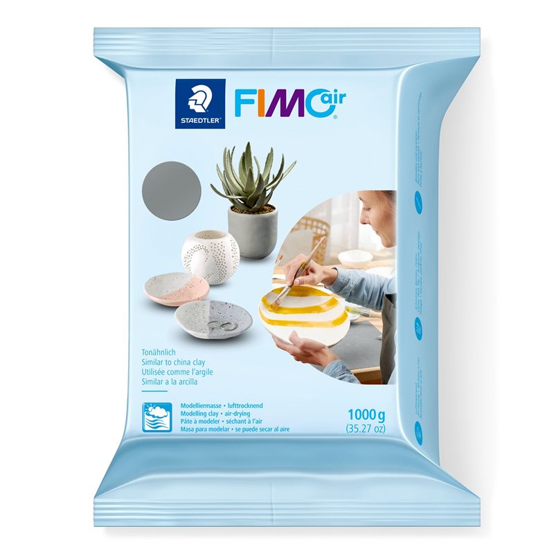Staedtler Fimo Modellera Air Grå 1000g