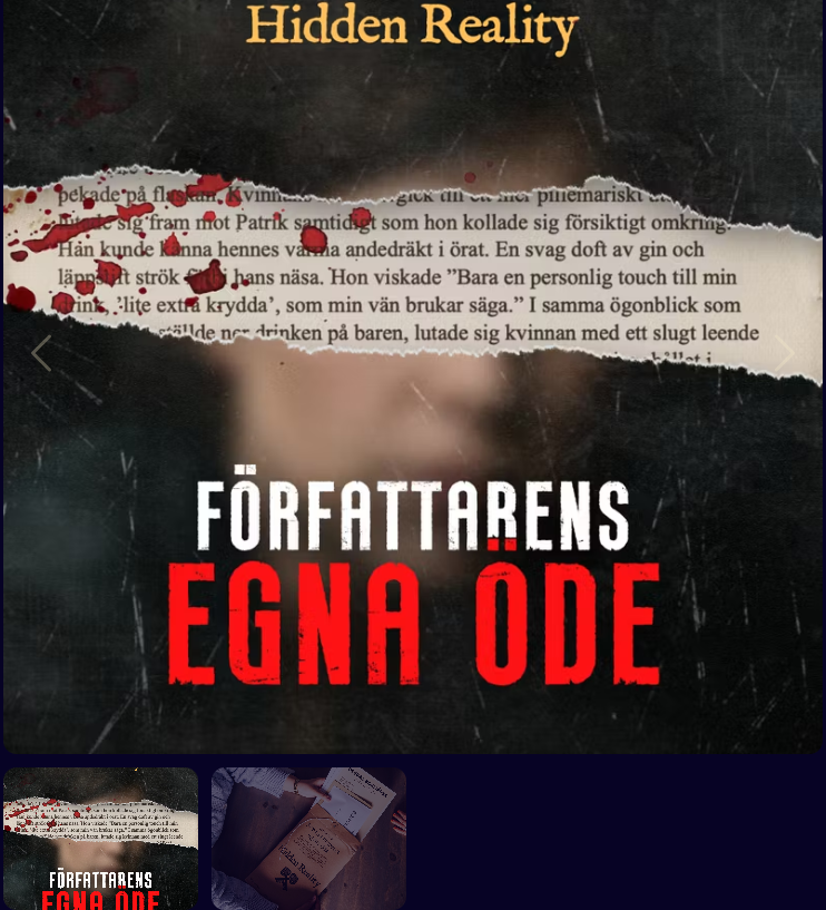 Mordgåtan "Författarens egna öde"