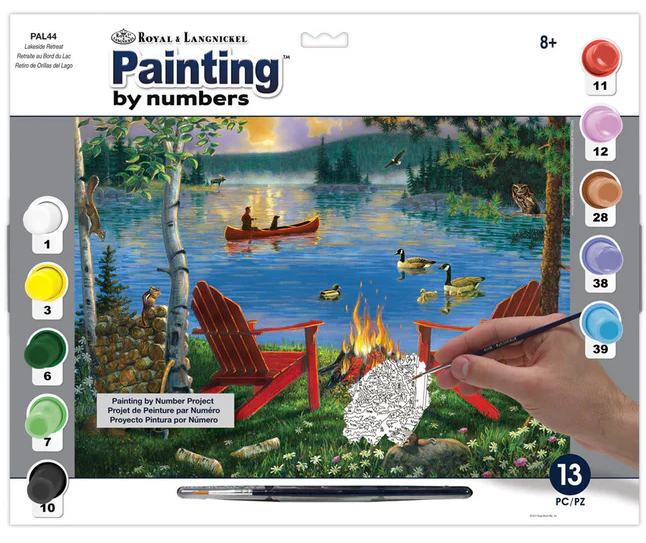 Painting by numbers  Lakeside R. PAL44