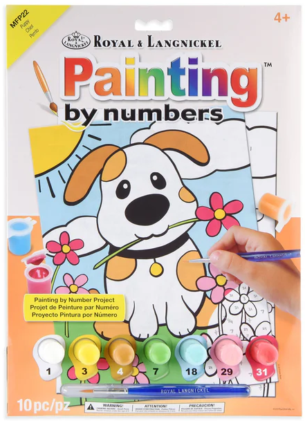 Painting by numbers Puppy MPF 22