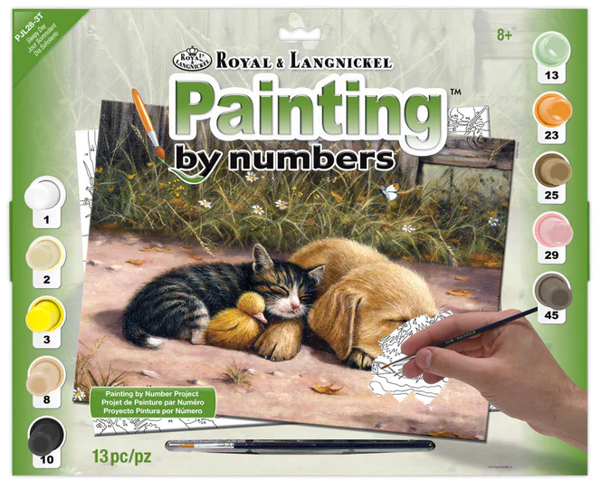Painting by numbers Sleepy Day