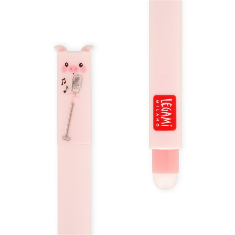 Erasable gel pen, Gris Rosa bläck Gelpenna med utsuddbart bläck