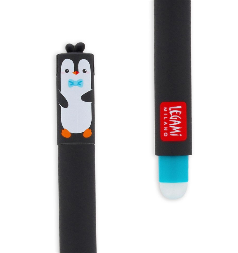 Erasable gel pen, Penguin, turkos