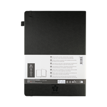 Linjerad Anteckningsbok 21x29.7 cm Black