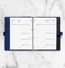 Filofax - A4 2027 Dag/Sida 5 språk, vit