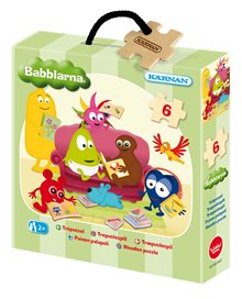 Babblarna Träpussel 6 bitar