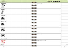 Kalender 2024 Familjeplaneraren A5 FSC 18 Månader