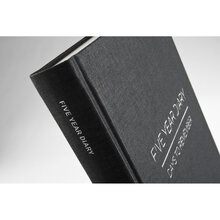 Five Year Diary Paperstyle Transparent Black