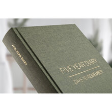 Five Year Diary Paperstyle Khaki Green