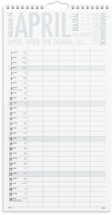 Familjekalender 2027 TrendArt