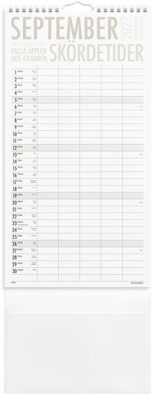 Familjekalender 2027 TrendArt