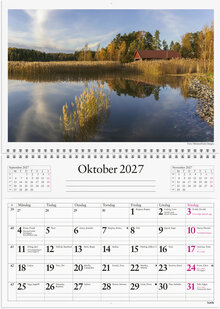 Väggkalender 2027 Väggficka