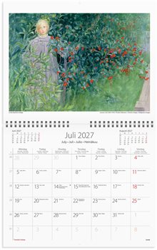 Väggkalender 2027 Carl Larsson