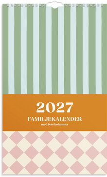 Familjekalender 2027 Color Blocking