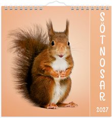 Väggkalender 2027 Sötnosar